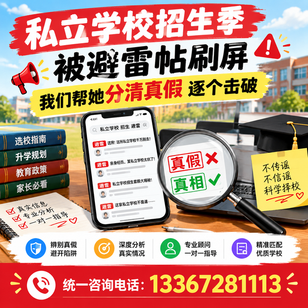 荆门小红书舆情合规处置：私立学校招生季被避雷帖刷屏，我们帮她分清真假逐个击破